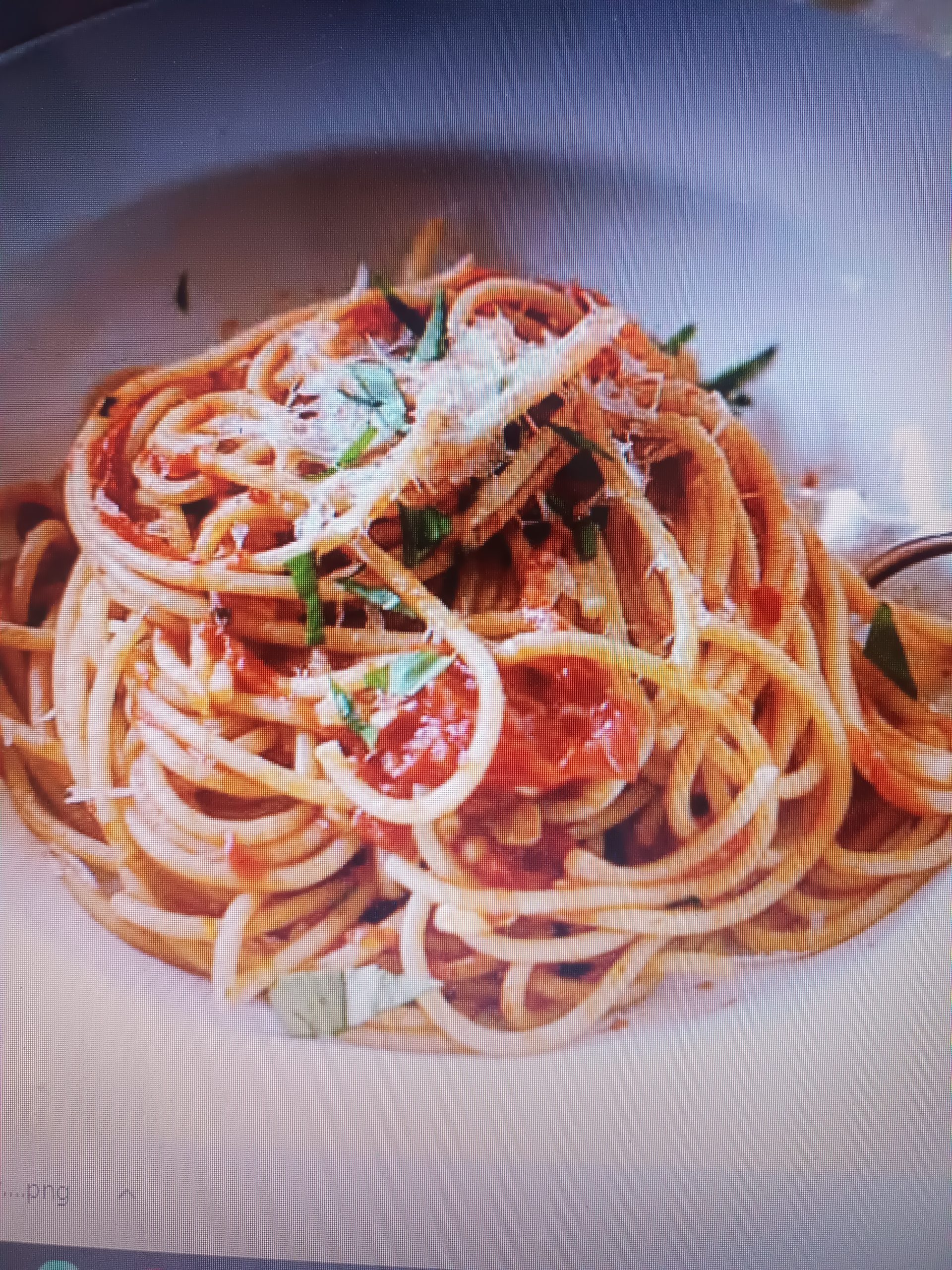 Spaghetti sauter