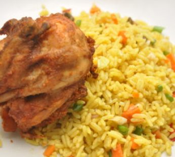 1/4 chicken Rice Or Spaghetti