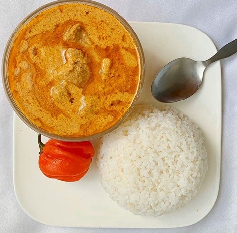 Sauce arachide Poisson Fumé Riz
